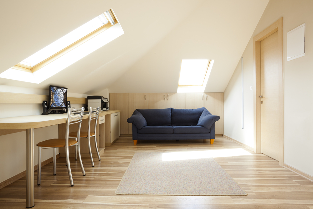 Modern,Room,With,Mansard,Windows