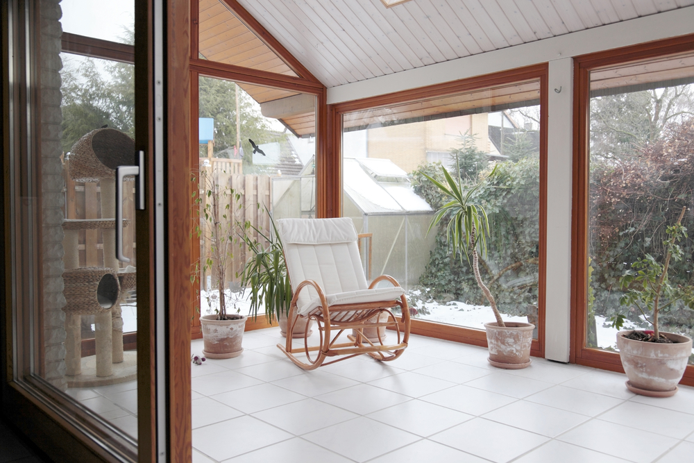 Modern,Conservatory,With,A,Rocking,Chair